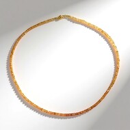 Collana in argento con Topazio Imperiale