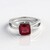 Anello in argento con Rubino Bemainty
