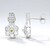 Orecchini in argento con Zircone
