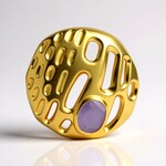 Ciondolo in argento con Giadeite Lavanda (MONOSONO COLLECTION)