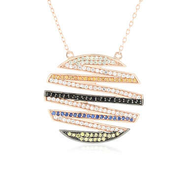 Collar en plata con Zafiro amarillo