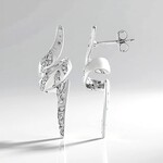 Orecchini in argento con Zircone (de Melo Essence)
