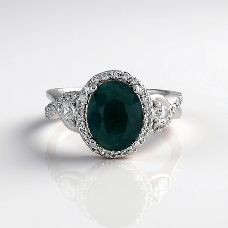Anello in argento con Grandidierite