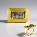 Bague en argent et Labradorite (MONOSONO COLLECTION)