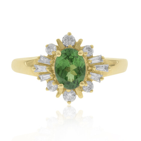 Anello in oro con Tsavorite AAA (CIRARI)