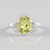 Anello in argento con Quarzo Limone
