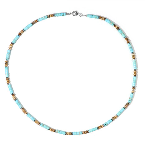 Collana in argento con Diaspro Paesaggio