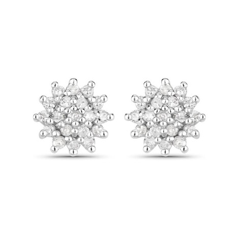 I3 (J) Diamant-Silberohrringe