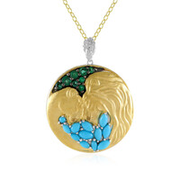 Collana in argento con Turchese Sleeping Beauty (Gems en Vogue)