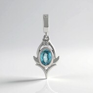 Ciondolo in argento con Zircone Ratanakiri