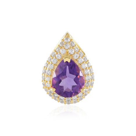 Ciondolo in argento con Ametista del Marocco