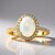 Anello in oro con Opale di Welo AAA (CIRARI)