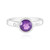 Marokkanischer Amethyst-Silberring