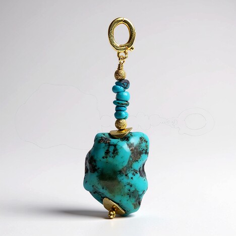Ciondolo in argento con Turchese