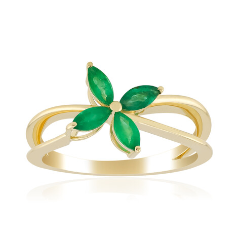 Nova Era-Smaragd-Goldring (de Melo Gold)