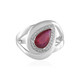 Anillo en plata con Rubí de Madagascar (de Melo)