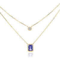 Collier en or et Tanzanite AAA (CIRARI)