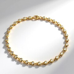 Bracciale in oro con Diamante Cioccolato I2