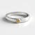 Anello in argento con Zircone Giallo