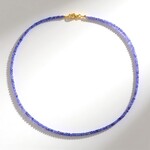 Collana in argento con Tanzanite
