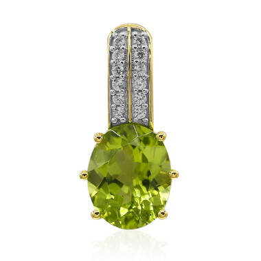 Colgante en plata con Peridoto