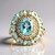 Anello in argento con Topazio Blu Cielo