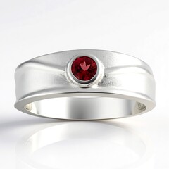Anello in argento con Tormalina Rosa Brasiliana