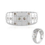 I2 Champagner-Brillant-Silberring (de Melo)