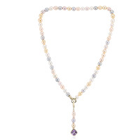 Collana in argento con Ametista Rose de France (TPC)