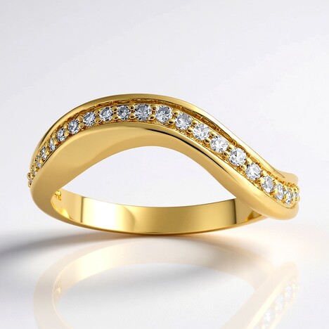 Anello in oro con Diamante I1 (H) (de Melo Gold)