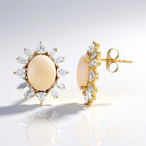 Orecchini in oro con Opale Australiano (Adela Gold)