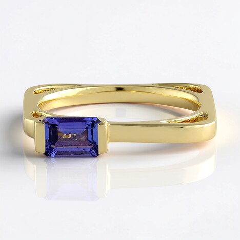 Anello in oro con Tanzanite (de Melo Gold)