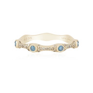 Blauer I2 Brillant-Goldring (SUHANA)