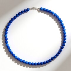 Collana in argento con Agata Blu