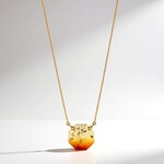 Sunrise Baltic Amber Silver Necklace (dagen)