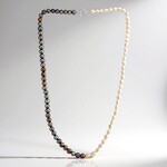 Collana in argento con Perla d'Acqua Dolce Bianca (TPC)