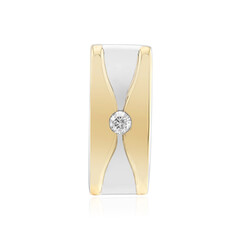 Ciondolo in argento con Diamante I1 (G) (Annette)