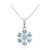 Sky Blue Topaz Silver Necklace