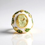 Bague en argent et Améthyste verte (Adela Silber)