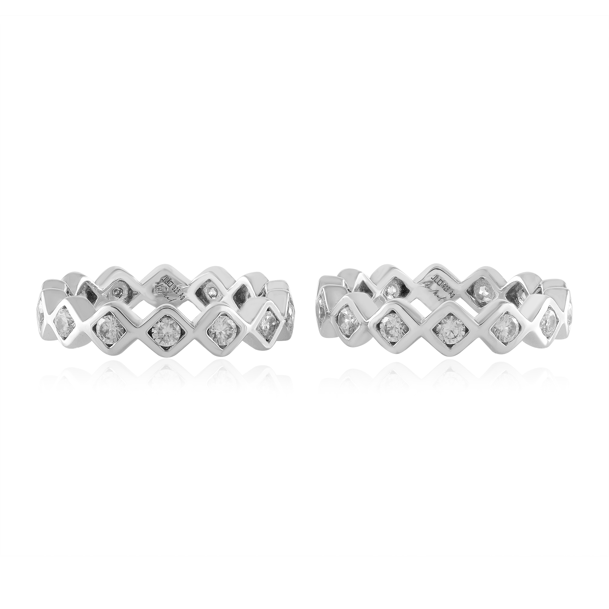 Zirkon Silber Ring, de Melo Design