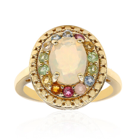 Anillo en plata con Ópalo de Welo