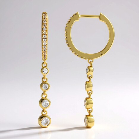 Orecchini in argento con Zircone