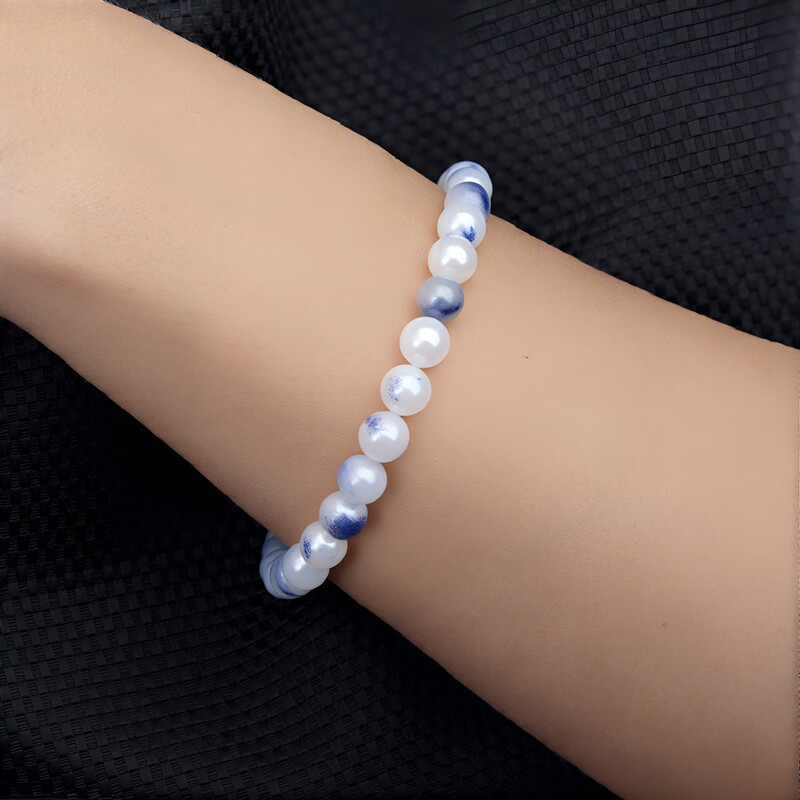 Dumortierit-Quarz-Armband