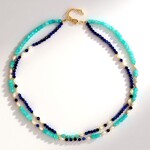Amazonite Silver Necklace (Riya)