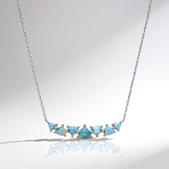 Collana in argento con Larimar