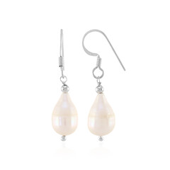 Pendientes en plata con Perla de Akoya