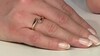 Anillo en plata con Diamante chocolate I2