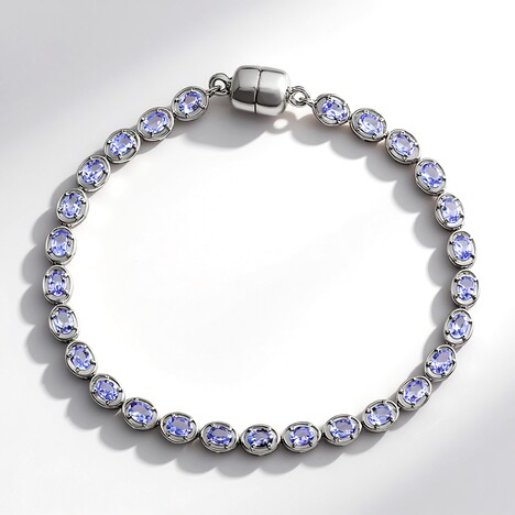 Bracciale in argento con Tanzanite