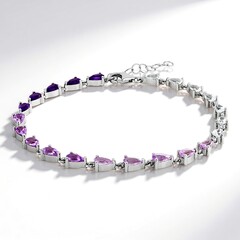 Bracciale in argento con Topazio Bianco