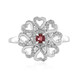 Anello in argento con Tormalina Rosa Nigeriana